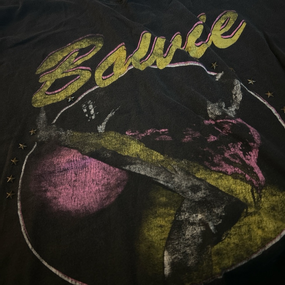 Graphic Black Tee with Bold Design